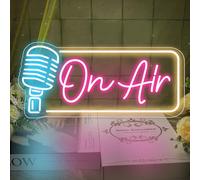 DAKABUKA On Air Letrero de neón, letrero LED de ON AIR con operación USB, letreros decorativos para habitaciones, bares, pubs, tiendas, clubes, grabaciones, jugadores, guarida de hombres, hogar