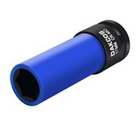 DAKCOS 1/2" Vaso de Impacto con Protectores para Llantas de Aluminio Vasos Ruedas Coche 17 mm, Cr-Mo