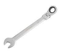 DAKCOS Llave combinada flexible Llave fija con carraca 18mm Llave de trinquete articulada, Cr-V