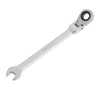 DAKCOS Llave combinada flexible Llave fija con carraca 7mm, Cr-V | Llave de trinquete articulada