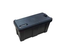 DAKEN Caja de almacenamiento para barra de remolque de 550 x 250 x 295 mm con soporte para remolque