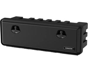 DAKEN Caja de herramientas JUST 81109 capacidad 58 litros cofre portaherramientas para camión remolque y furgoneta dimensiones 900 x 367 x 300 mm carga 50 kg con 2 cerraduras