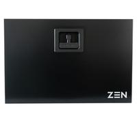 DAKEN Caja de herramientas Z31 600x400x500 mm 108 litros para camiones y maquinaria pesada de acero galvanizado con cerradura de seguridad y junta de estanqueidad negra profesional