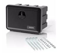 Daken Just 500-R - Caja de herramientas para camión (500 x 350 x 300 mm, 30,5 L, plástico, resistente al agua, con soporte universal)