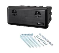 Daken Just 750 - Caja de herramientas para camión, 750 x 350 x 450 mm, apilable, para camiones, remolques, furgonetas, con cerradura (con soporte universal)