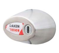 DAKEN Noval Simple - 1 Cerradura Antirrobo de Alta Resistencia para Vehículos Comerciales, Cierre Automático, Acero Inoxidable