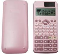 Dakexiong FX-991EX Calculadora Científica,Calculadora Multifunción Científica, 522 Funciones, 10+2 Pantallas,Ideal para Estudiantes y Profesores, oficinas y hogares(Rosa)