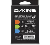 Dakine Indy Hot Wax - 5.6oz - 3-Pack (All Temp, Cold, & Warm) - One Size