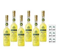 dakomyo PALLINI Licor DE Limoncello 1 LT 6 Botellas con 6 Vasos