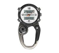 Dakota Clip digital, reloj de bolsillo de calidad, alarma de llavero, cronómetro, temporizador y hora dual, durabilidad premium, regalos al aire libre para hombres, uso para pesca, caza y más, reloj