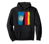 Dakota del Sur, Alemania, Media Bandera, Dakota del Sur, Patrimonio alemán Sudadera con Capucha