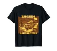 Dakota del Sur Badlands National Park Paisaje Vintage Camiseta