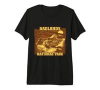 Dakota del Sur Badlands National Park Paisaje Vintage Camiseta Premium