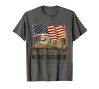 Dakota del Sur Mount Rushmore Bandera Americana Vintage Pride Camiseta