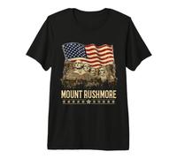 Dakota del Sur Mount Rushmore Bandera Americana Vintage Pride Camiseta Premium