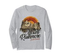 Dakota del Sur Mount Rushmore Vintage Pride Manga Larga