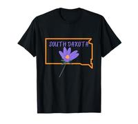 Dakota del Sur State Flower American Pasque Camiseta