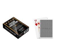 Dal Negro Baraja Texas Hold'em – Plastificadas y impermeables, 55 cartas con Jolly, Retro Negro