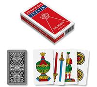 Dal Negro - Baraja Romagnole Italia, 40 cartas de cartulina para Escoba y Triunfo