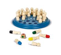 Dal Negro - Cromosfida, Juego de Memoria Colorido con Dado de Madera Adecuado para niños a Partir de 6 años