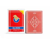 Dal Negro Poker San Siro Extra Baraja de Cartas Poker Rojas 55 Cartas Made in Italy