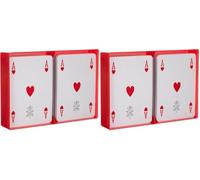 Dal Negro Toyland 21008 Ramino Excelsior - Baraja de Cartas Doble [Importado] (Paquete de 2)