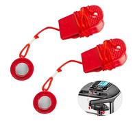 DALAETUS 2 pcs Llave de Seguridad para Cinta de Correr, Interruptor de Seguridad Magnético para Cintas de Correr, Accesorio de Parada de Emergencia, Entrenamiento Seguro