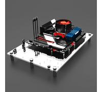 DALAIBUKESI Soporte de chasis acrílico para computadora de Juegos, Soporte ATX M-ATX ITX, Banco de Pruebas para PC
