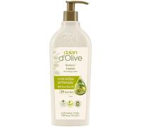 Dalan d'Olive - Loción corporal nutritiva con aceite de oliva orgánico, 6 unidades, 400 ml