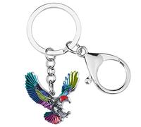 DALANE Aleación de Esmalte Águila Llaveros Hawk Bolsa Coche Pájaros Charms Joyería Regalos para Mujeres Niñas Niños (Multi)