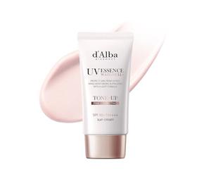 d'alba Loción Solar Tonificante Waterfull SPF50+P de Trufa Blanca italiana, Crema Solar Teñida con Filtros UV Veganos, Loción Solar Brillante e iluminadora, Skincare Coreano