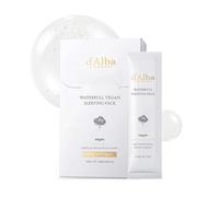 d'Alba Paquete para dormir vegano Waterfull con trufa blanca italiana, máscara facial nocturna, máscara facial portátil tipo gel para retener la humedad, vegana, skincare coreano (12 piezas)