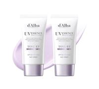 d'Alba Piedmont Crema Solar Waterfull Essence con Trufa Blanca, SPF 50+/P Crema Hidratante Híbrida Vegana de Tono Rosado, Sin Efecto Blanco (50 ml)