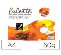 Dalbe A15311 - Paleta papel desechable, A4