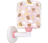 Dalber Lámpara Aplique De Pared Infantil Baby Teddy Ositos Nubes Rosa, 41579S, E27