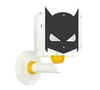 Dalber Lámpara Aplique De Pared Infantil Dark Hero Superhéroe, habitación niños, brilla en la oscuridad