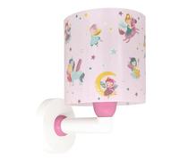Dalber Lámpara Aplique De Pared Infantil Fairy Dreams Hadas Rosa