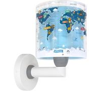 Dalber Lámpara Aplique De Pared Infantil Kids World Mapa Mundo Planeta Tierra, 40679, E27