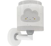 Dalber Lámpara Aplique Pared Infantil Baby Dreams Nube Gris 76019E E27 | Lámpara aplique de pared con instalación directa a la corriente o mediante cable con interruptor incluido.