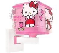 Dalber Lámpara Aplique Pared Infantil Hello Kitty 73269 E27 | Lámpara aplique de pared con instalación directa a la corriente o mediante cable con interruptor incluido.
