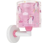 Dalber Lámpara Aplique Pared Infantil Unicorns Unicornios 41599 | Lámpara aplique de pared con instalación directa a la corriente o mediante cable con interruptor incluido.