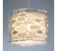 Dalber Lámpara colgante Clouds para habitación infantil, gris