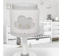 Dalber Lámpara de mesa infantil Baby Dreams, gris, G4, Ø 15 cm