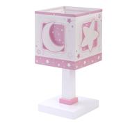 Dalber Lámpara de mesa infantil Moonlight Pink, G4, ancho 14 cm