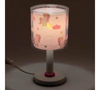 Dalber Lámpara de mesa infantil Unicorns, G4, Ø 15 cm