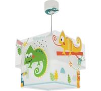Dalber Lámpara de techo colgante infantil Happy Jungle Camaleón animales jungla, 63312, E27