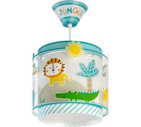 Dalber Lámpara de Techo Colgante Infantil My Little Jungle Animales Jungla, Multicolor, 76112M, E27, Habitación Niños