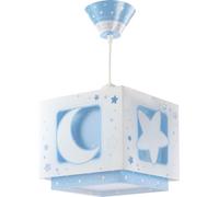 Dalber Lámpara de Techo Infantil Luna y Estrellas MoonLight 63232T Azul, 60 W, lámparas infantiles