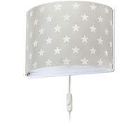 Dalber Lámpara infantil Aplique de pared Stars Gris, 81218E, E27