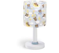 Dalber Lámpara Infantil De Mesa, Mesita y Luz Quitamiedos Baby Teddy Ositos Nubes Azul, 41571T, G4-4W LED - Bombilla incluida
